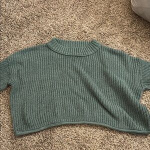 Women's Green Knit Sweater